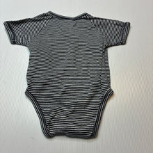 Load image into Gallery viewer, Unisex ALANA, striped organic cotton bodysuit / romper, EUC, size 00000-0000,  