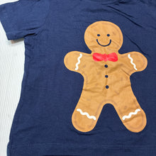 Load image into Gallery viewer, Unisex Sprout, navy cotton Christmas tee / top, EUC, size 1,  