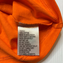 Load image into Gallery viewer, Boys Favourites, orange cotton tee / top, dinosaur, EUC, size 2,  