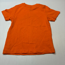Load image into Gallery viewer, Boys Favourites, orange cotton tee / top, dinosaur, EUC, size 2,  