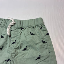 Load image into Gallery viewer, Boys Anko, embroidered cotton shorts, elasticated, dinosaurs, EUC, size 0,  