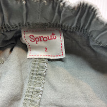 Load image into Gallery viewer, Boys Sprout, lightweight cotton shorts, elasticated, FUC, size 2,  