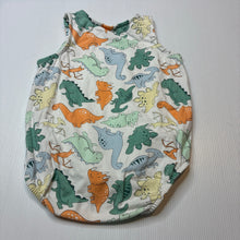 Load image into Gallery viewer, Unisex Baby Berry, stretchy summer romper, dinosaurs, GUC, size 1,  