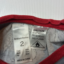 Load image into Gallery viewer, Boys Brilliant Basics, long sleeve pyjama top, wash fade, FUC, size 2,  
