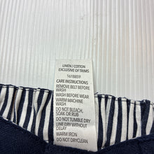 Load image into Gallery viewer, Boys Dymples, navy linen / cotton shorts, elasticated, EUC, size 00,  