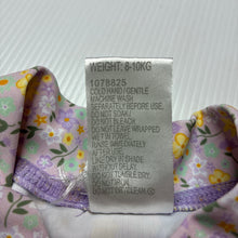 Load image into Gallery viewer, Girls Baby Berry, floral long sleeve swim one-piece, EUC, size 0,  