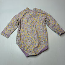 Load image into Gallery viewer, Girls Baby Berry, floral long sleeve swim one-piece, EUC, size 0,  