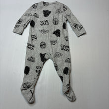Load image into Gallery viewer, Unisex Cotton On, Star Wars zip coverall / romper, GUC, size 000,  