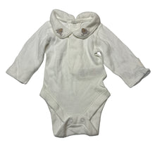 Load image into Gallery viewer, Unisex M&amp;S, embroidered soft cotton bodysuit / romper, elephants, EUC, size 00000,  