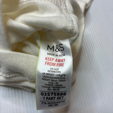 Load image into Gallery viewer, Unisex M&amp;S, soft cotton bodysuit / romper, EUC, size 00000,  