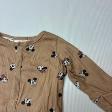 Load image into Gallery viewer, Girls H&amp;M, Disney Mickey &amp; Minnie Mouse cotton romper, EUC, size 000,  