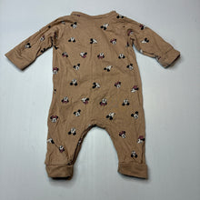 Load image into Gallery viewer, Girls H&amp;M, Disney Mickey &amp; Minnie Mouse cotton romper, EUC, size 000,  
