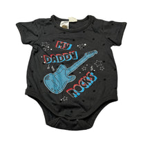 Load image into Gallery viewer, Boys Tiny Little Wonders, grey cotton bodysuit / romper, GUC, size 00,  
