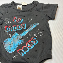 Load image into Gallery viewer, Boys Tiny Little Wonders, grey cotton bodysuit / romper, GUC, size 00,  