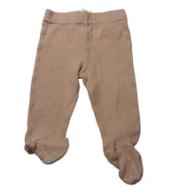 Load image into Gallery viewer, Girls Baby Berry, pink ribbed footed leggings / bottoms, GUC, size 000,  