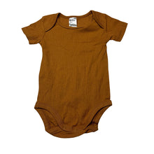Load image into Gallery viewer, Unisex Anko, ribbed cotton bodysuit / romper, EUC, size 0,  