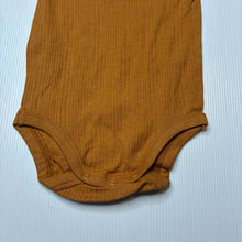 Load image into Gallery viewer, Unisex Anko, ribbed cotton bodysuit / romper, EUC, size 0,  