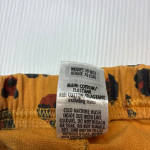 Load image into Gallery viewer, Unisex Bonds, animal print track pants, elasticated, wash fade, FUC, size 0,  