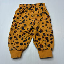 Load image into Gallery viewer, Unisex Bonds, animal print track pants, elasticated, wash fade, FUC, size 0,  