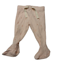 Load image into Gallery viewer, Girls Anko, ribbed cotton footed leggings / bottoms, EUC, size 00000,  