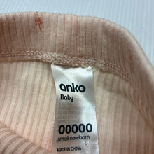 Load image into Gallery viewer, Girls Anko, ribbed cotton footed leggings / bottoms, EUC, size 00000,  
