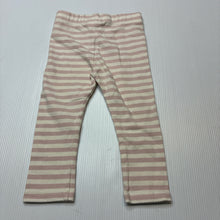 Load image into Gallery viewer, Girls striped, stretchy leggings / bottoms, FUC, size 00,  