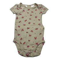 Load image into Gallery viewer, Girls Carters, floral cotton bodysuit / romper, EUC, size 000,  