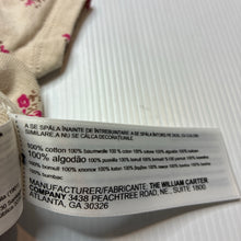 Load image into Gallery viewer, Girls Carters, floral cotton bodysuit / romper, EUC, size 000,  