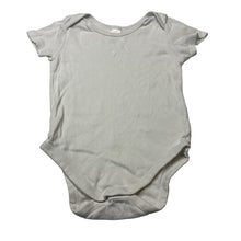 Load image into Gallery viewer, Unisex Target, white cotton bodysuit / romper, EUC, size 1,  