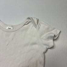 Load image into Gallery viewer, Unisex Target, white cotton bodysuit / romper, EUC, size 1,  