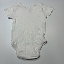 Load image into Gallery viewer, Unisex Target, white cotton bodysuit / romper, EUC, size 1,  