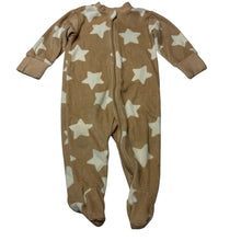 Load image into Gallery viewer, Unisex Baby Berry, lightweight fleece zip coverall / romper, EUC, size 00,  