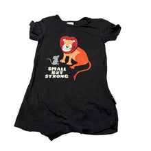 Load image into Gallery viewer, Unisex Bonds, grey stretchy romper, lion &amp; mouse, EUC, size 00,  