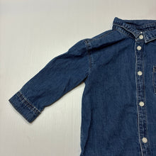 Load image into Gallery viewer, Unisex H&amp;M, lightweight denim long sleeve shirt, GUC, size 1,  