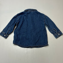 Load image into Gallery viewer, Unisex H&amp;M, lightweight denim long sleeve shirt, GUC, size 1,  