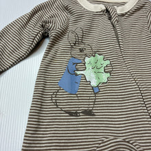 Load image into Gallery viewer, Unisex M&amp;S, Beatrix Potter Peter Rabbit cotton zip coverall / romper, EUC, size 00000,  