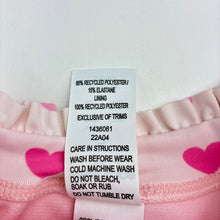 Load image into Gallery viewer, Girls Wave Zone, long sleeve swim one-piece, hearts, GUC, size 5,  