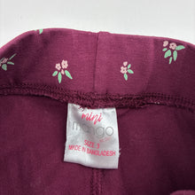 Load image into Gallery viewer, Girls Mango, floral flared leggings, Inside leg: 36cm, EUC, size 3,  