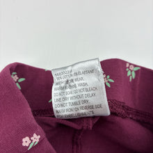 Load image into Gallery viewer, Girls Mango, floral flared leggings, Inside leg: 36cm, EUC, size 3,  