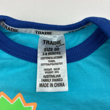 Load image into Gallery viewer, Boys TRADIE baby, stretchy bodysuit / romper, GUC, size 00,  