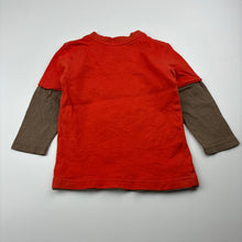 Load image into Gallery viewer, Boys Woolworths, cotton long sleeve tee / top, FUC, size 1,  