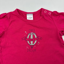 Load image into Gallery viewer, Girls Target, pink cotton long sleeve tee / top, FUC, size 0,  