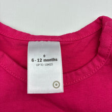 Load image into Gallery viewer, Girls Target, pink cotton long sleeve tee / top, FUC, size 0,  