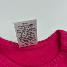 Load image into Gallery viewer, Girls Target, pink cotton long sleeve tee / top, FUC, size 0,  