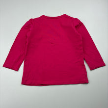 Load image into Gallery viewer, Girls Target, pink cotton long sleeve tee / top, FUC, size 0,  