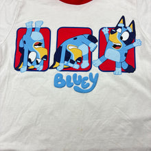 Load image into Gallery viewer, Unisex BLUEY, cotton tee / top, small marks, FUC, size 1,  