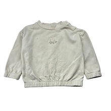 Load image into Gallery viewer, Girls Baby Berry, embroidered lightweight sweater, marks front &amp; left cuff, FUC, size 1,  