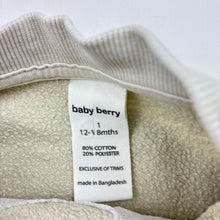 Load image into Gallery viewer, Girls Baby Berry, embroidered lightweight sweater, marks front &amp; left cuff, FUC, size 1,  