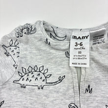 Load image into Gallery viewer, Unisex Cotton On, soft feel stretchy zip coverall / romper, dinosaurs, GUC, size 00,  