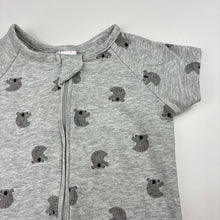Load image into Gallery viewer, Unisex Target, stretchy zip romper, koalas, GUC, size 00,  